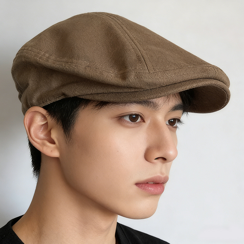 Newsboy Cap Ivy - Gorra Newsboy Vintage de Lino, Transpirable