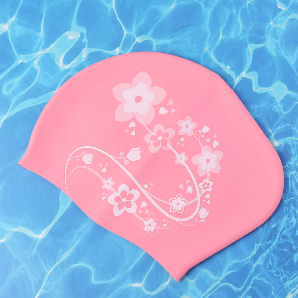 Swim Hat Silicone - Gorro de Natación Elástico con Diseño