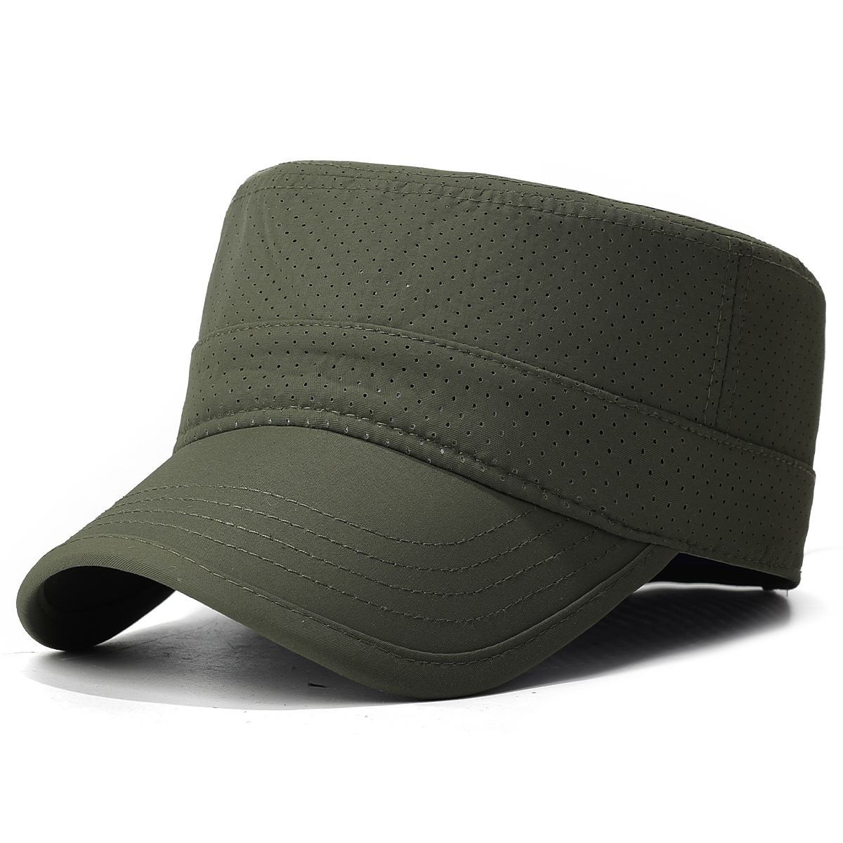 Snapback Hat Flat - Novedad de verano, gorros militares transpirables