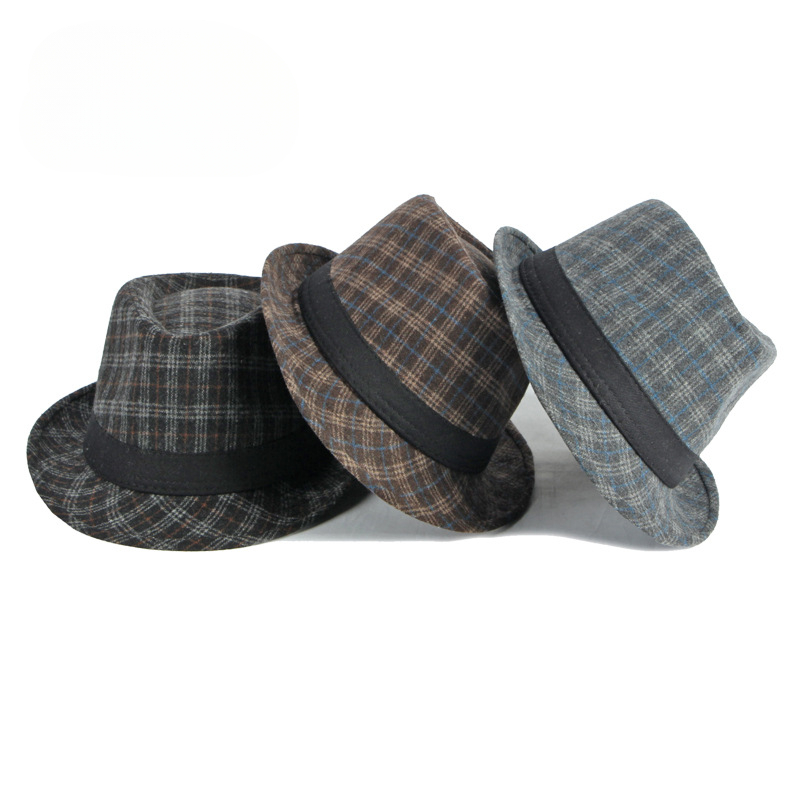 Fedora Hat Wool - Sombrero de Jazz de lana para