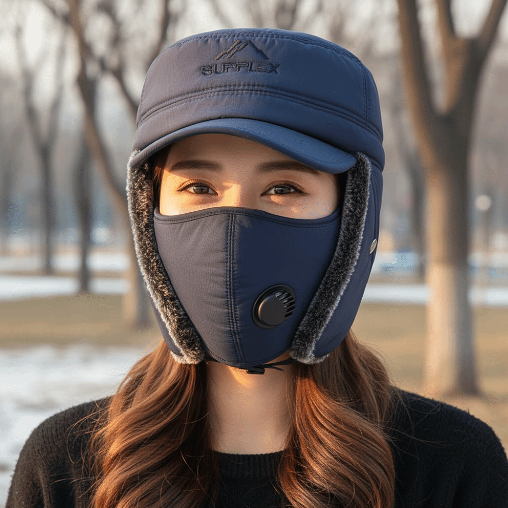 Trapper Hat Ear Flap - Gorro de invierno grueso tipo trapper