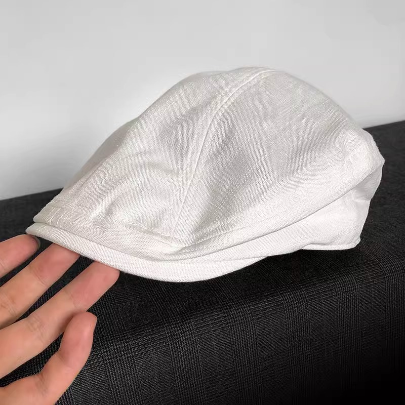 Gorra Newsboy Vintage de Lino, - Newsboy Cap Ivy reseña y precio