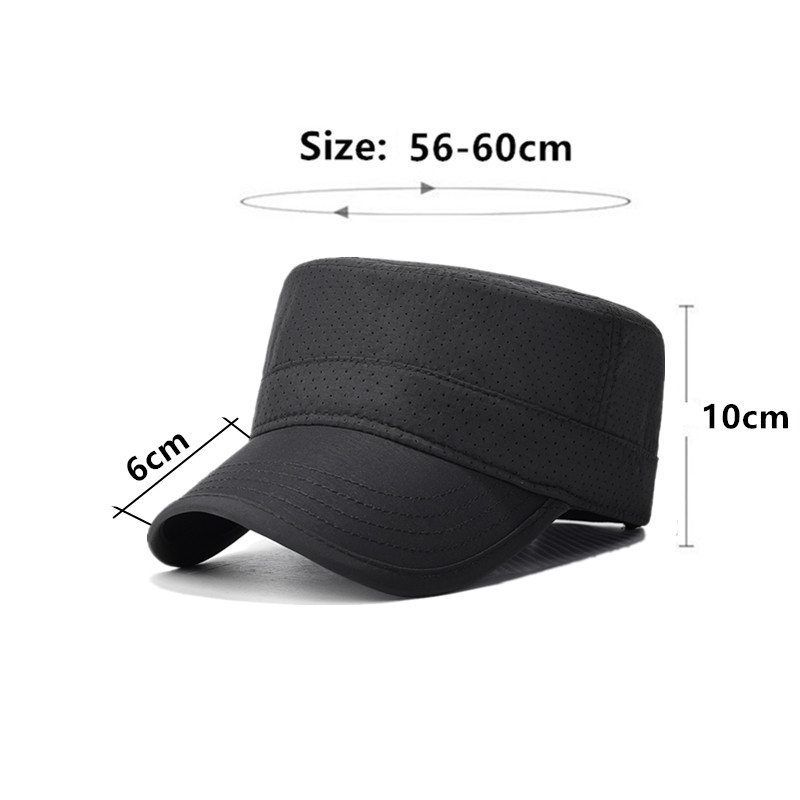 Novedad de verano, gorros mili - Snapback Hat Flat reseña y precio