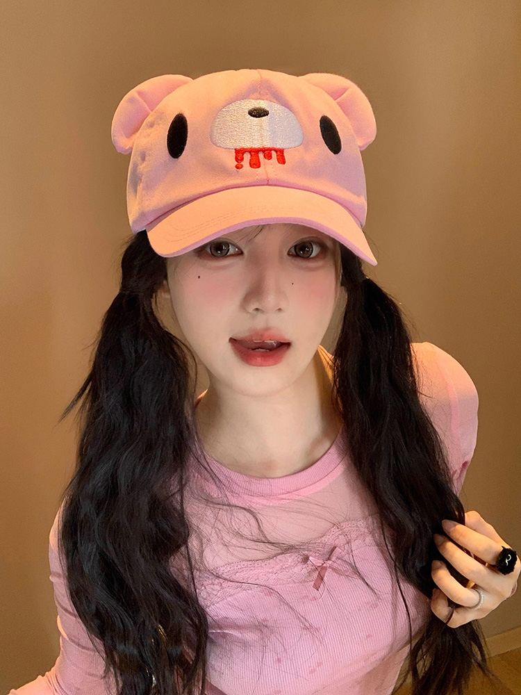 Gorra de béisbol rosa con orej - Sun Hat Wide Brim reseña y precio